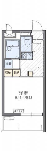 レオパレスキャンパス沖国の間取り画像