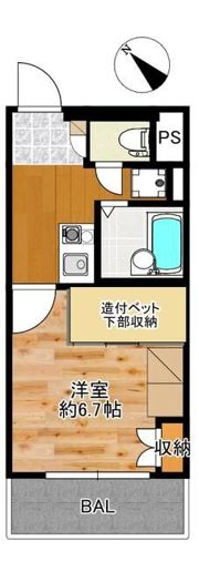 CraneⅢの間取り画像