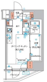 ハーモニーレジデンス巣鴨山手インサイドの間取り画像