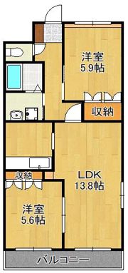 ドリームウィング西宮市の間取り画像