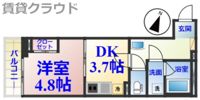 長洲 comfort houseの間取り画像