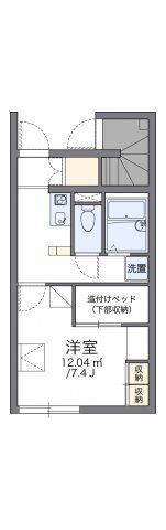 レオパレスイーストハウスの間取り画像