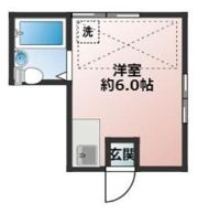 山丘ハイツの間取り画像