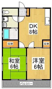 つくだコーポの間取り画像