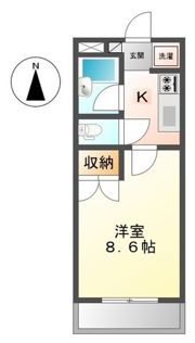 シャインキャッスルⅡの間取り画像