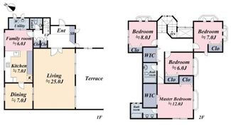 下目黒5丁目戸建の間取り画像