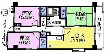 セラヴィ上宿 901号の間取り画像