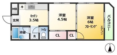 スターハイツの間取り画像