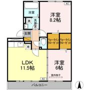みどりのエアリー Nの間取り画像