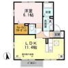 アビタシオン Bの間取り画像