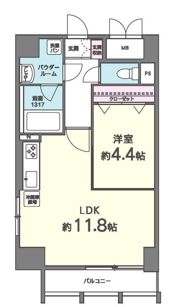 T.Y天六の間取り画像