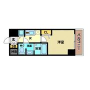 アクアプレイス天王寺Ⅱの間取り画像