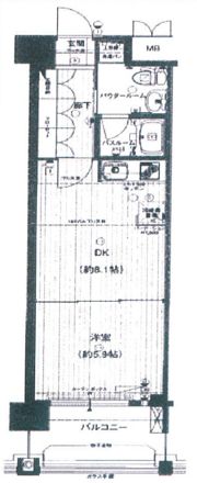 エグゼレジデンスタワーの間取り画像