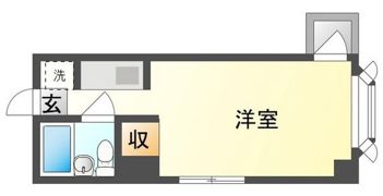 ベルハイム医大東の間取り画像