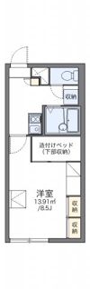 レオパレスソレーユⅠの間取り画像