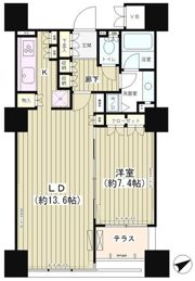 エンブレムコート明石町の間取り画像