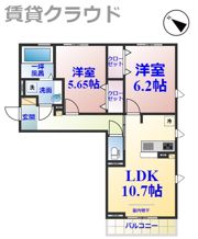BLESS蘇我の間取り画像
