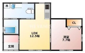 コーポひまわりの間取り画像