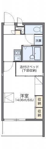 レオパレスアリシアの間取り画像