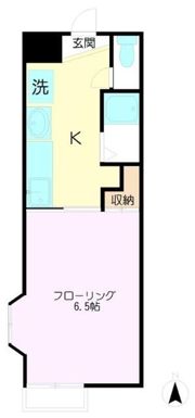 ハイツタナベNO．2の間取り画像