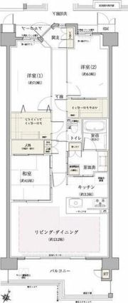 アルバックス覚王山ブランシェの間取り画像