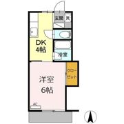 シュロス Aの間取り画像