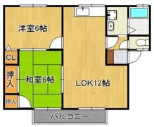 セジュール富野の間取り画像