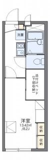 レオパレス光ヒルズの間取り画像