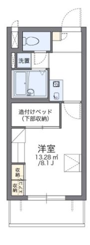 レオパレスストレーザ椿森の間取り画像