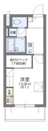 レオパレスストレーザ椿森の間取り画像