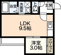 Grandticプラセジュールの間取り画像