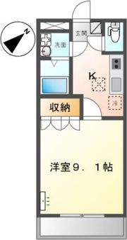 T・Yハイツ一号の間取り画像