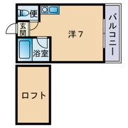 ツインリッチ和白東Bの間取り画像