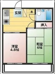 佐野宝マンションの間取り画像