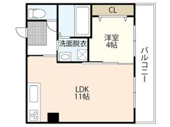 ブリュード堺町の間取り画像