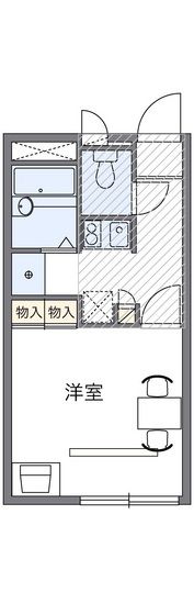 レオパレスエリアクエストの間取り画像