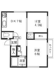 コンフォート皆実の間取り画像