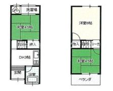 上神田貸家4戸1の間取り画像