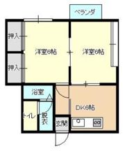 ERハイツ野比の間取り画像
