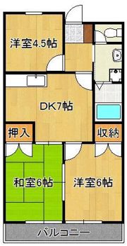 片野レジデンシャルビルの間取り画像