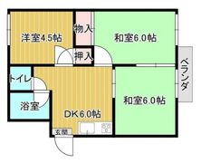 パークコーポAの間取り画像