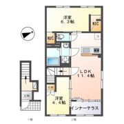 宮前区平4丁目新築アパート（仮の間取り画像