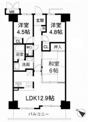 高井田アーバンコンフォートの間取り画像