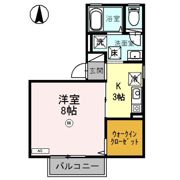 ロイヤルファミールⅡ Bの間取り画像