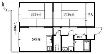 ハイツ京霧ヶ丘の間取り画像