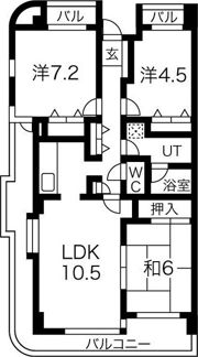 クレスの間取り画像