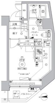 レアライズ浅草Ⅳの間取り画像