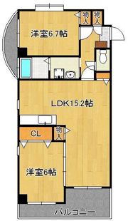 サンシャインIVの間取り画像