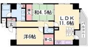 アーバネックス元町通の間取り画像