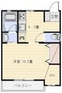 ドミールMの間取り画像
